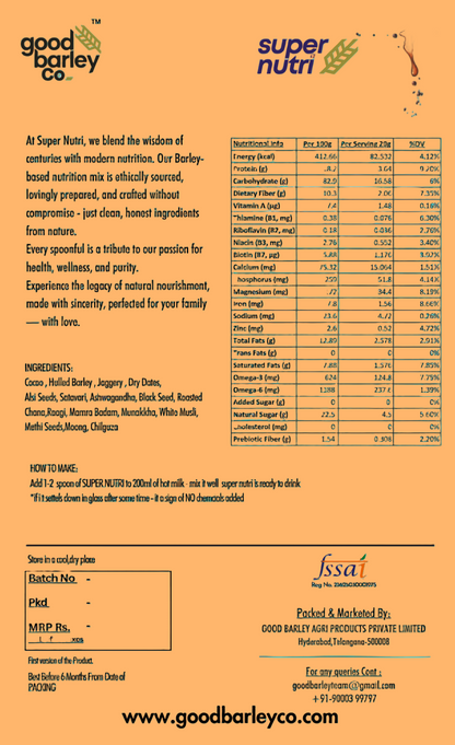 Super Nutri- Your Daily Nutrition