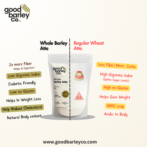 Whole Barley(Jau) Atta - For Roti