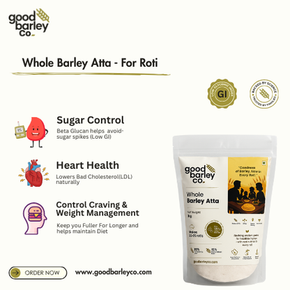 Whole Barley(Jau) Atta - For Roti