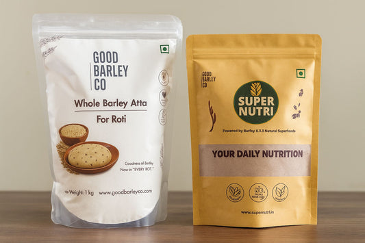 COMBO- SUPER NUTRI + WHOLE BARLEY ATTA
