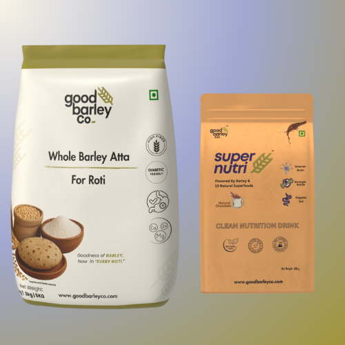 COMBO- SUPER NUTRI + WHOLE BARLEY ATTA