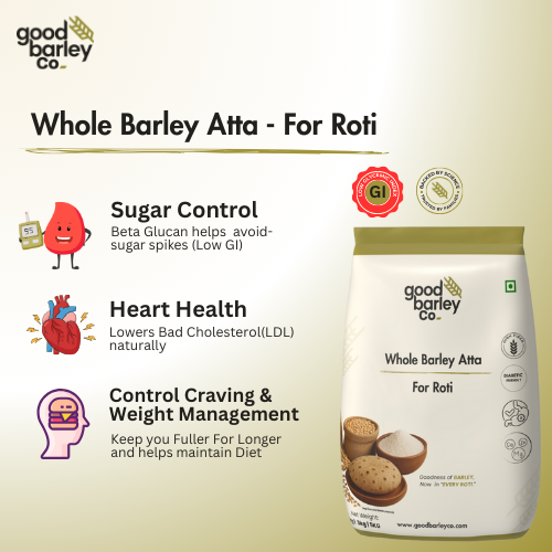 Whole Barley(Jau) Atta - For Roti